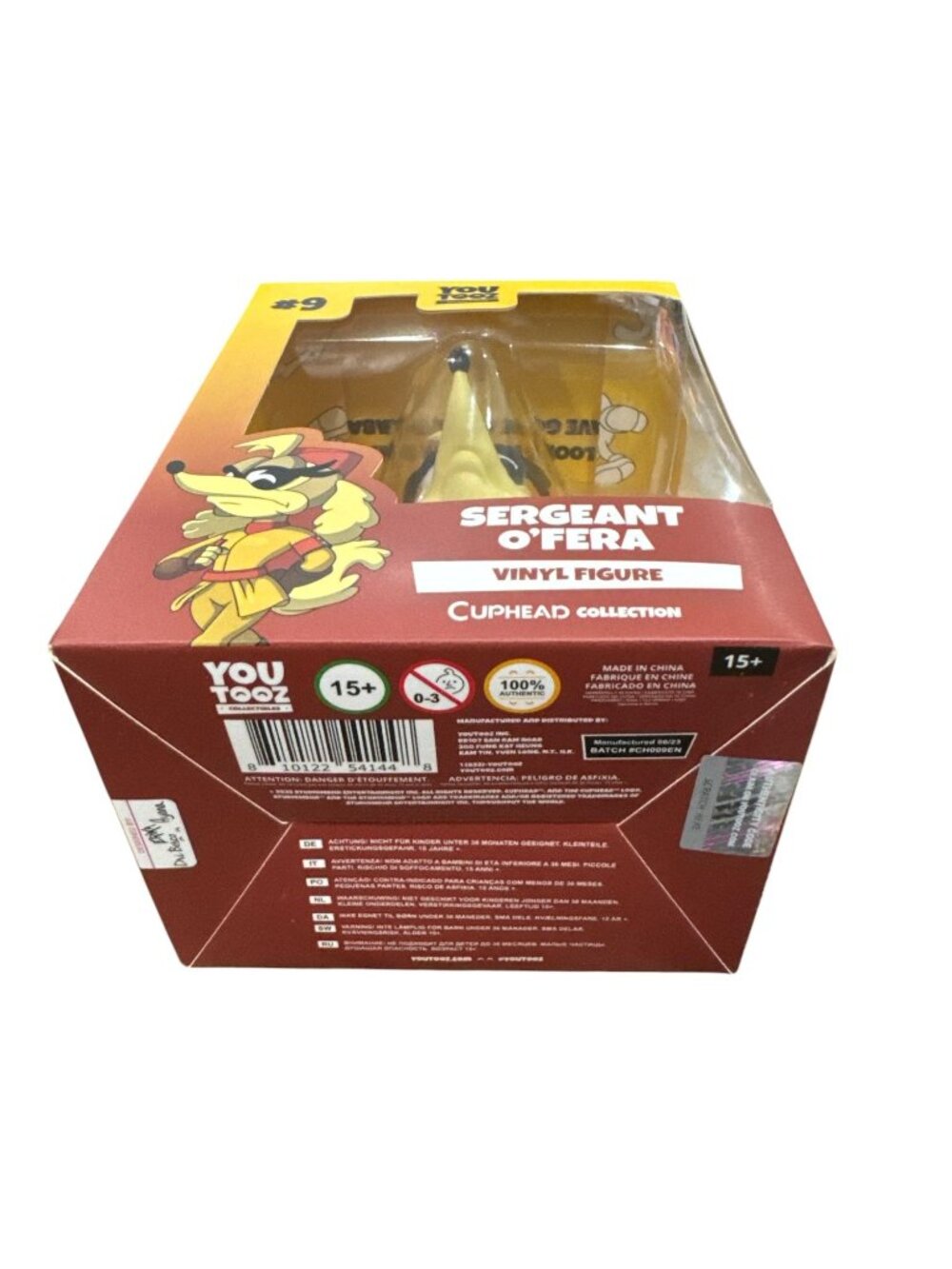 Youtooz Sergeant OFera Vinyl Figure Cuphead Collection New In Box 4.5 Inch Colle - Picture 5 of 8